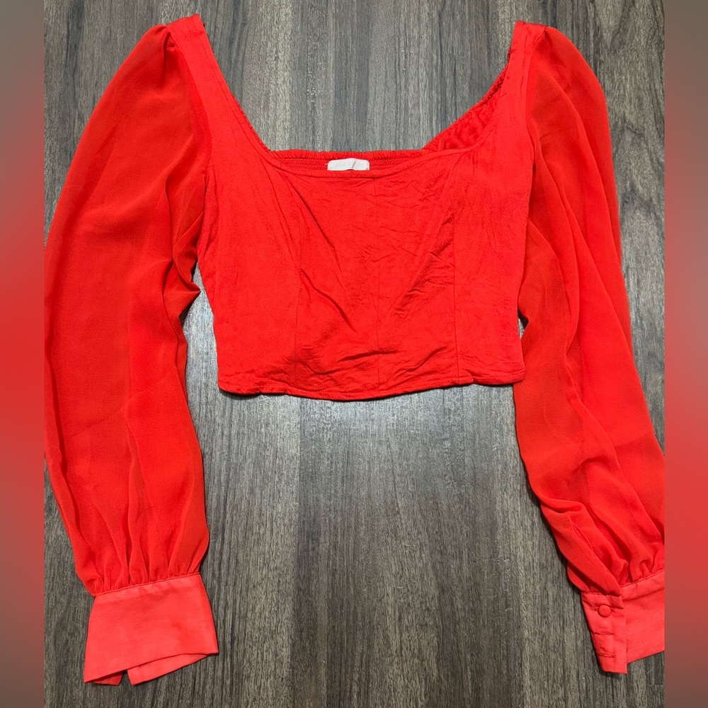 Size small red Urban Outfitters top